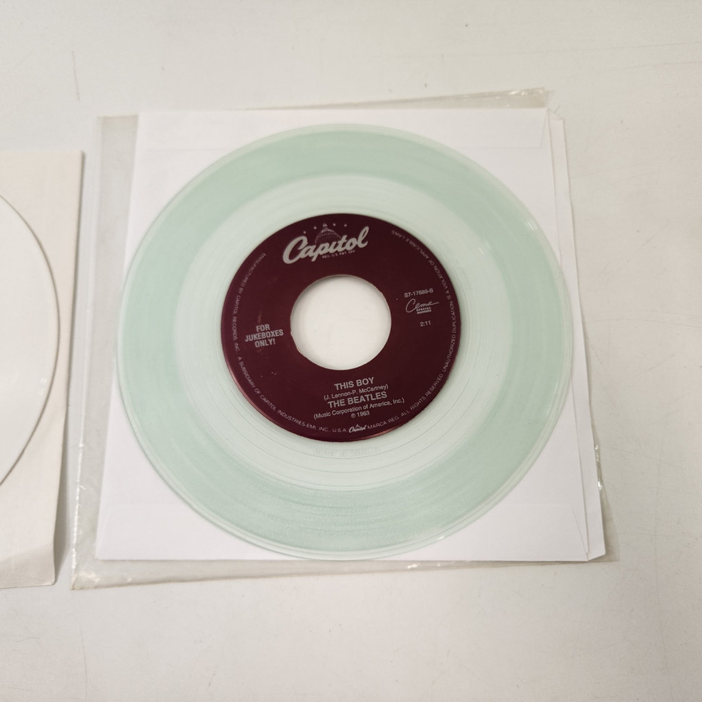 The Beatles Transparent/White 7" Records for Jukeboxes - image 5 of 5