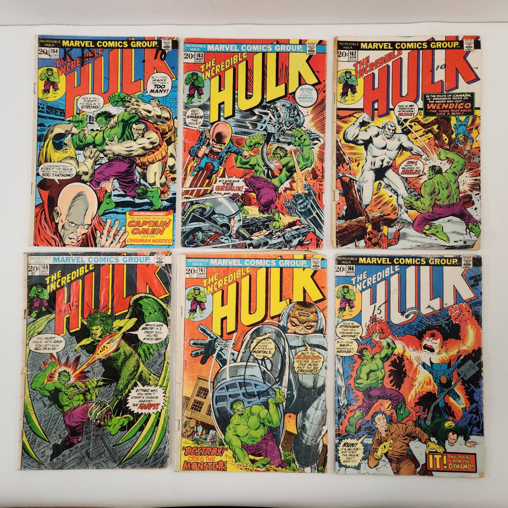 Incredible Hulk 162 163 164 166 167 168 - image 1 of 5