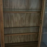 Wooden china cabinet with glass display - thumbnail 4 of 6