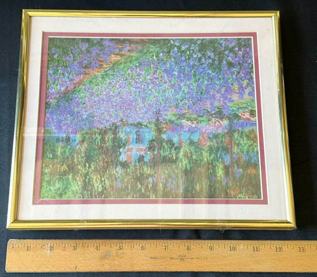 Framed Landscape and Floral Paintings with Canvas Back - image 2 of 5