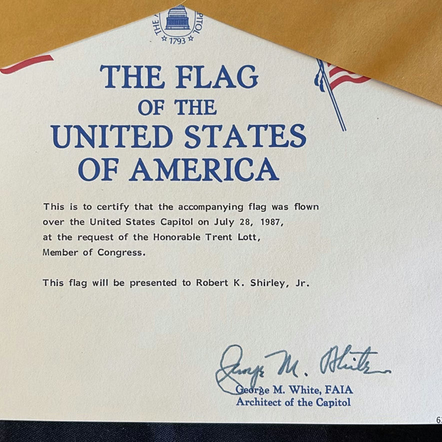 United States Flags flown over the White House with certificates of authenticity - image 5 of 6