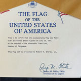 United States Flags flown over the White House with certificates of authenticity  - thumbnail 5 of 6