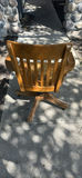 Wooden Swivel Chair with Armrests - thumbnail 3 of 5