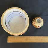 Ceramic lidded jar with hand-painted desert scene and mini fountain instructions - thumbnail 4 of 4