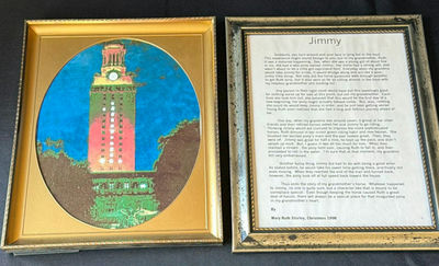 Framed Clock Tower Print and 'Jimmy' Story Print - Image 1 of 3