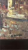 Framed City Street Scene Painting - thumbnail 6 of 7