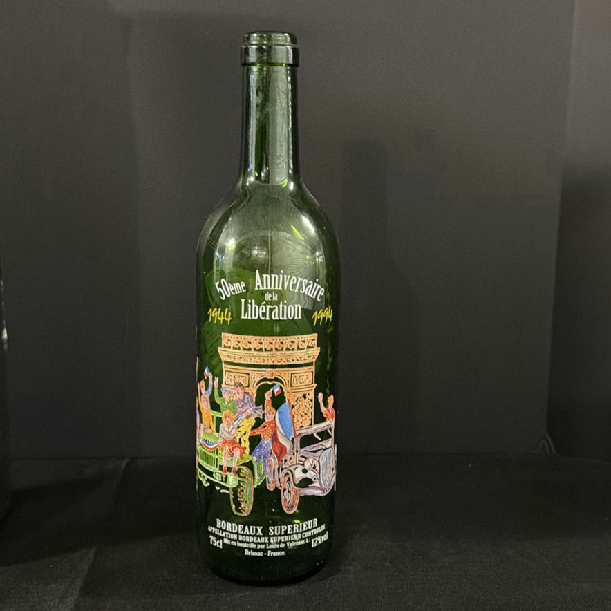 Commemorative Bordeaux Supérieur Wine Bottle and Calvados VSOP Boxed Bottle - image 2 of 4