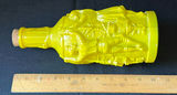 Yellow embossed decanter bottle and ornate silver tray - thumbnail 3 of 5