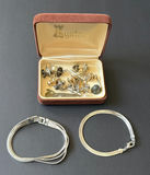 Two Bracelets and Assorted Jewelry Pieces in Jewelry Box - thumbnail 1 of 3