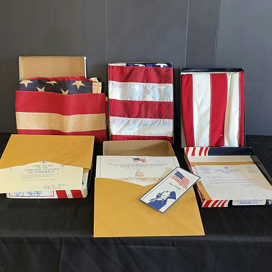United States Flags flown over the White House with certificates of authenticity - image 1 of 6