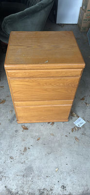 Pair of Wooden Two-Drawer Cabinets - Image 1 of 7