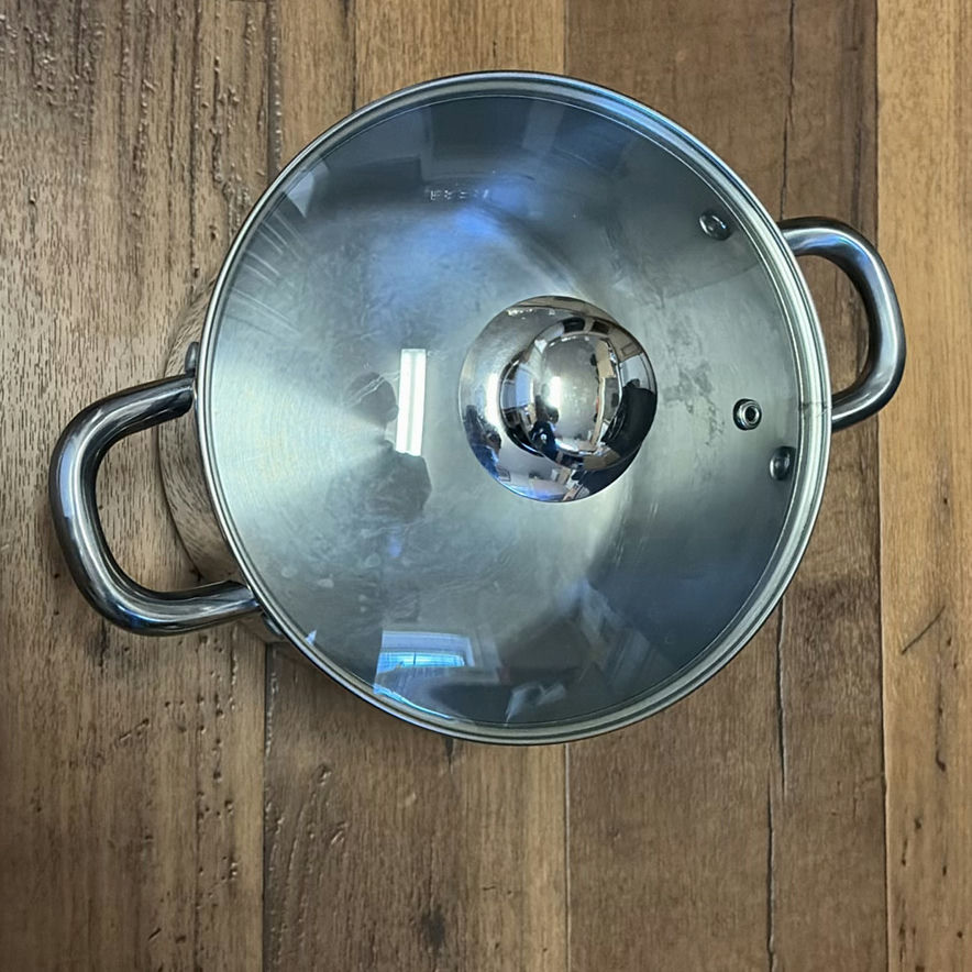 Stainless steel cookware set with glass baking dish - image 6 of 6