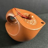 Yixing-style brown teapot with two cups and yellow box - image 8 of 8