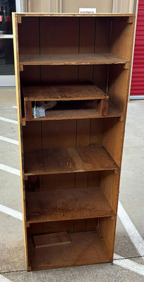 Tall Wooden Bookshelf - Image 1 of 6