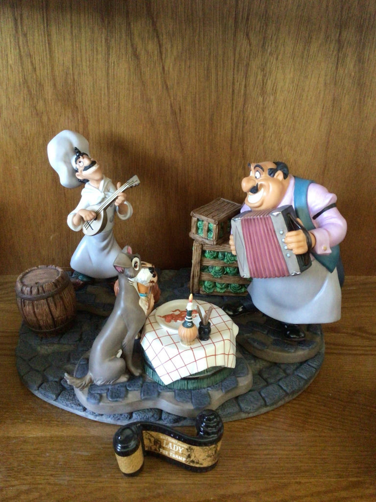 Lady and the Tramp Bella Notte Figurine Set with COA - image 3 of 3