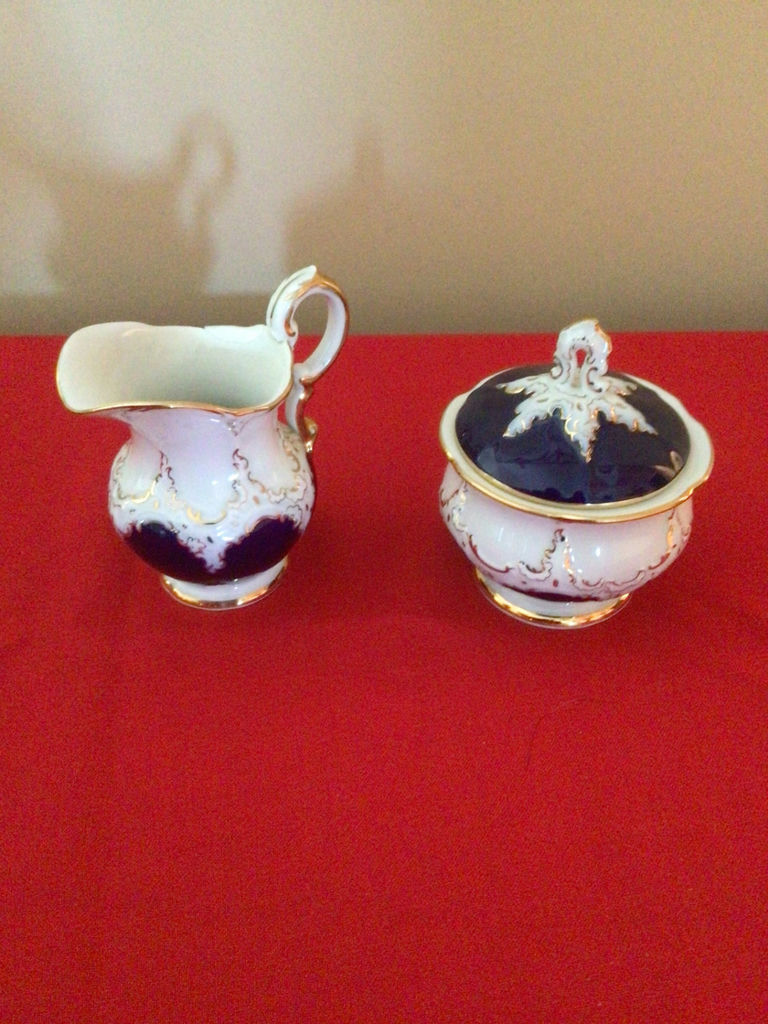 Porcelain Creamer and Lidded Sugar Bowl Set - image 2 of 5