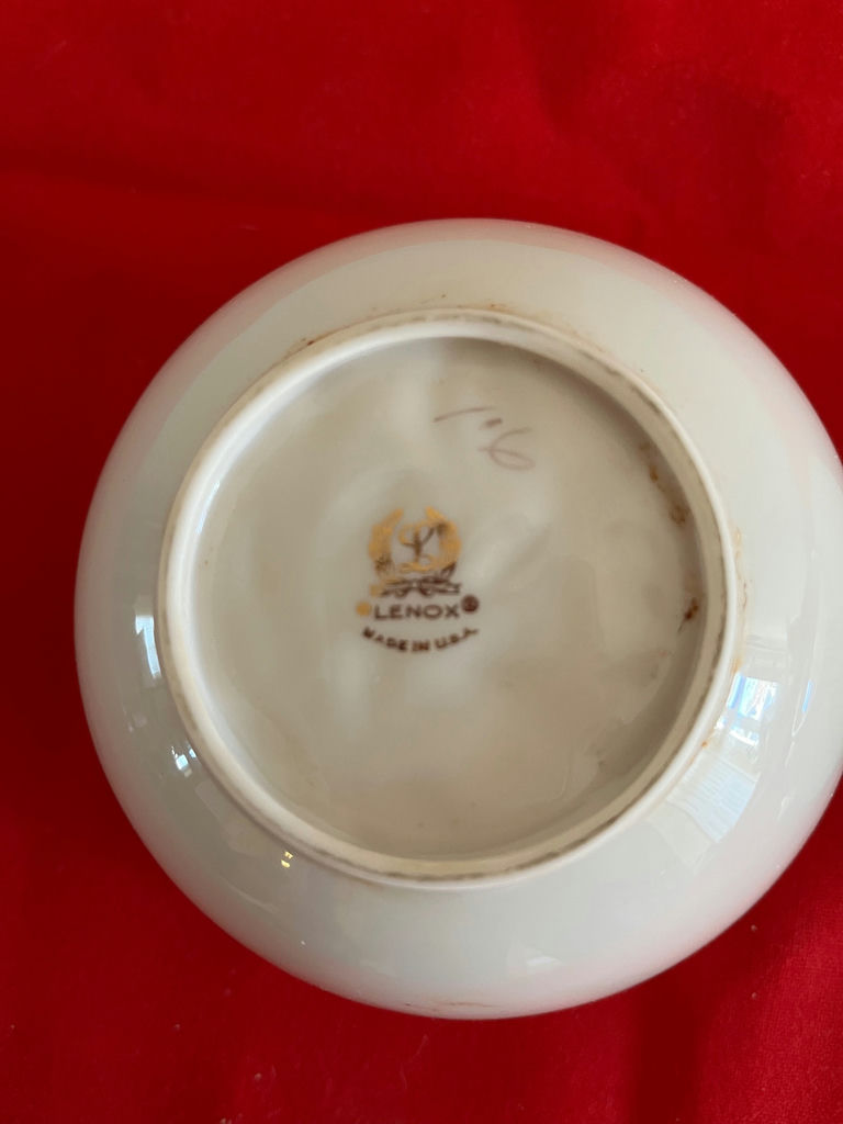 Lenox Shell-Themed Porcelain Dish and Heart-Cutout Bowl - image 5 of 5