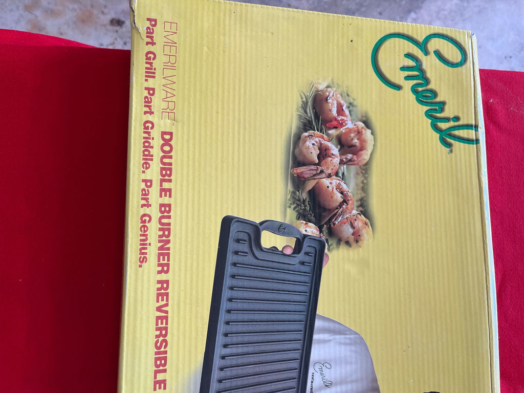 Emeril Double Burner Reversible Grill/Griddle - image 3 of 3