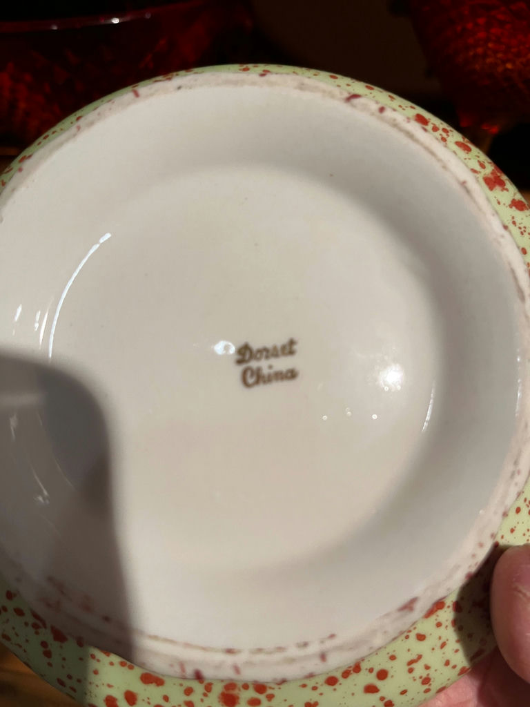 Decorative ceramic lidded dish and pitcher - image 4 of 6