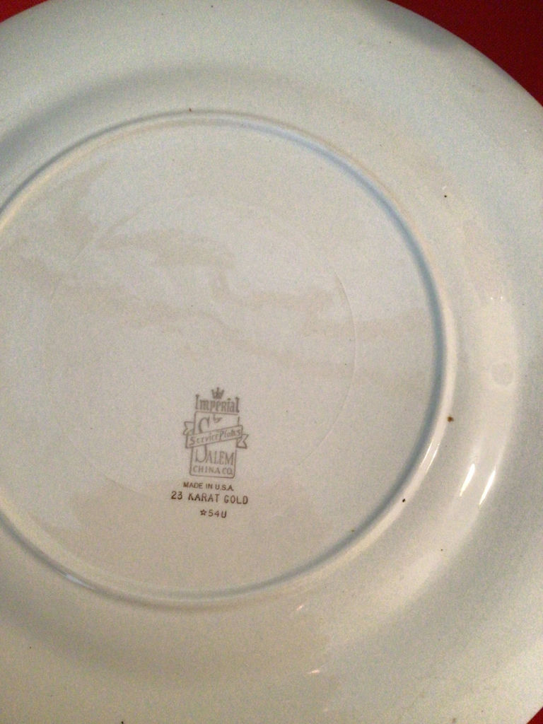 Blue and White Floral Plate with Cobalt Glassware - image 5 of 5