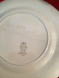 Blue and White Floral Plate with Cobalt Glassware - thumbnail 5 of 5