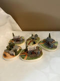 Six Wayside Grist Mill Miniature Village Scenes - thumbnail 1 of 2