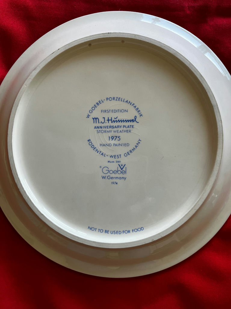 Three Goebel Hummel Anniversary Plates - image 7 of 7