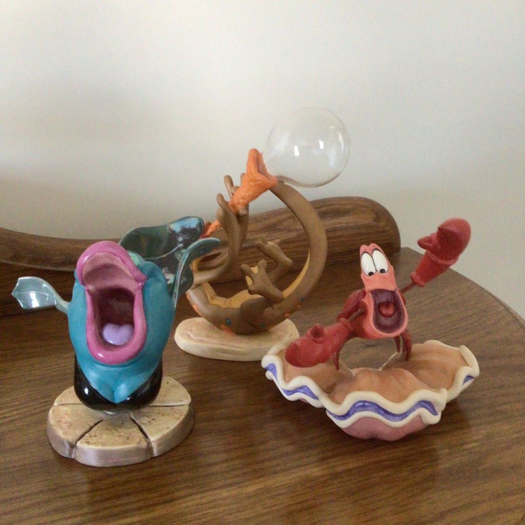 Three The Little Mermaid character figurines - image 1 of 4