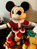 Christmas plush toy set with Mickey Mouse, Santa, reindeer and stocking - thumbnail 4 of 4