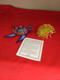 Oaxacan Wood Carvings and Radial Pencil Sunburst - thumbnail 1 of 4