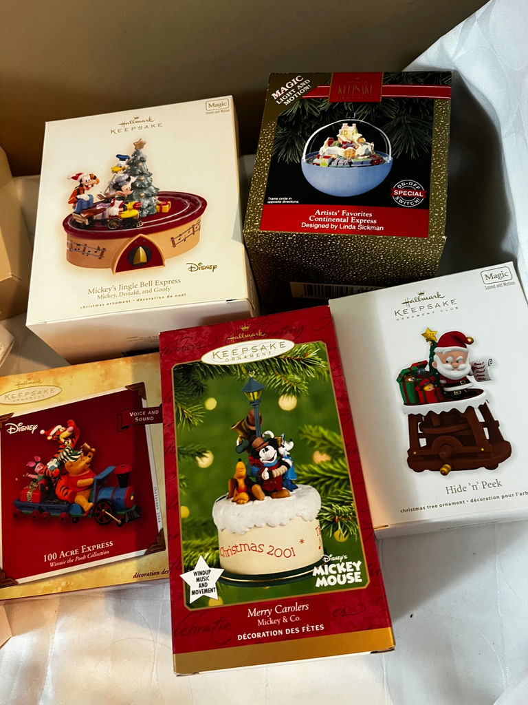 Disney and Holiday Hallmark Keepsake Christmas Ornaments - image 1 of 3