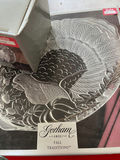 Gorham Fall Traditions glass serving bowl and platter - thumbnail 2 of 3