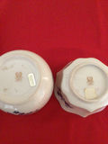 Blue-and-white porcelain vase and scalloped bowl set - thumbnail 4 of 4