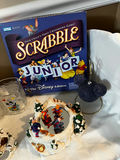 Disney Winter Village Figurines, Glass Mugs, Ornament, and Scrabble Junior Game - thumbnail 2 of 2