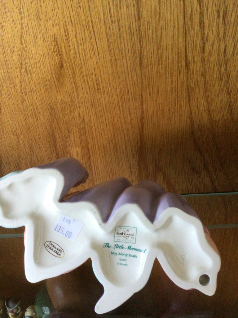 The Little Mermaid Sing Along Snails figurine set - image 3 of 3