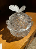 Vintage HOFBAUER Crystal cut-glass jars with lids - thumbnail 1 of 2