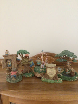 Hallmark Tender Touches Woodland Figurine Set - Image 1 of 7