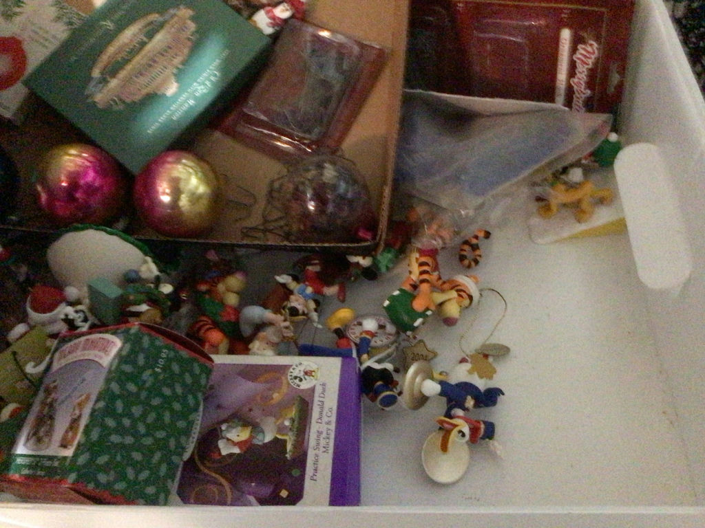 Assorted Christmas decorations and gift boxes - image 4 of 5