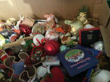 Box of Christmas ornaments and decorations - thumbnail 3 of 3