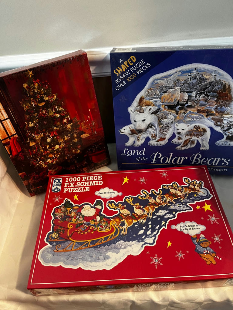 Winter Holiday Children's Books and Puzzles - image 2 of 2