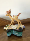 Bambi figurine on floral base - thumbnail 1 of 4