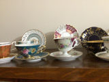 Assorted porcelain tea cups, teapots, and plates - thumbnail 3 of 13
