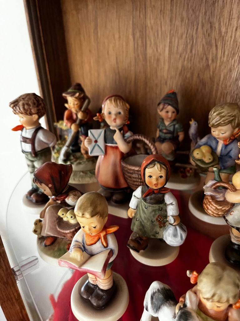Assorted Hummel ceramic figurines of children and animals - image 3 of 5