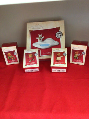Hallmark Keepsake Ornament Collection (Teddy Bears and Snowman) - Image 1 of 4
