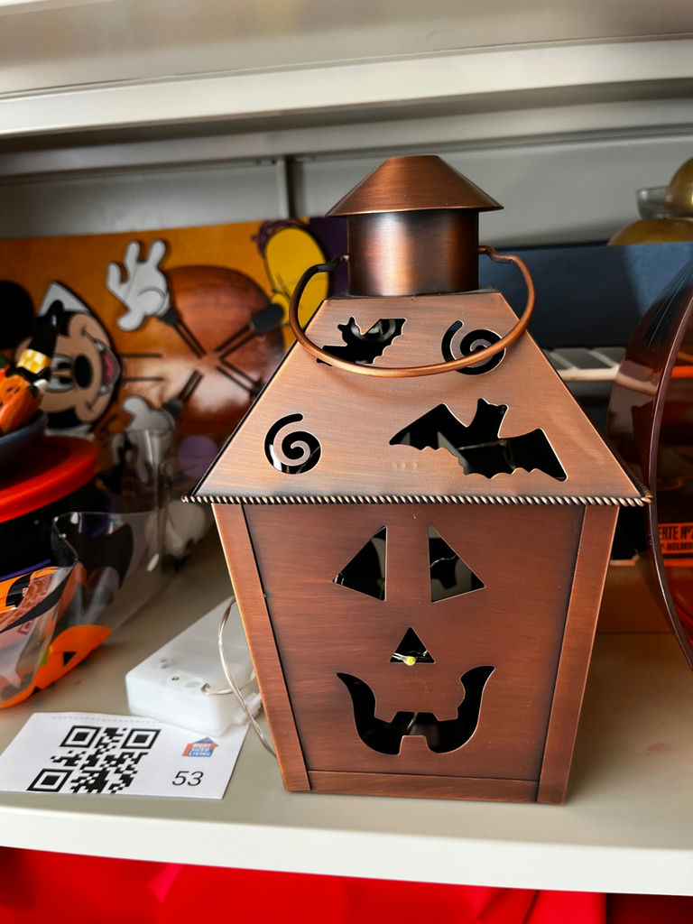 Halloween lanterns and stackable Halloween dinnerware - image 2 of 4