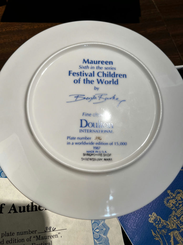 Festival Children of the World collectible plates set - image 6 of 12
