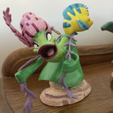 Twistin' Turtle and Flounder Figurines from The Little Mermaid with Certificates of Authenticity - thumbnail 2 of 4