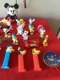 Disney character figurine collection with Disneyland plate - thumbnail 1 of 3