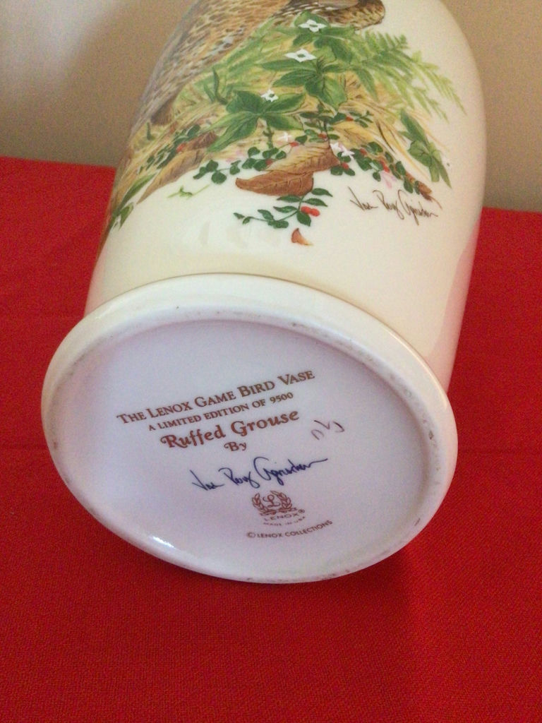 Lenox Game Bird Vase - image 3 of 3