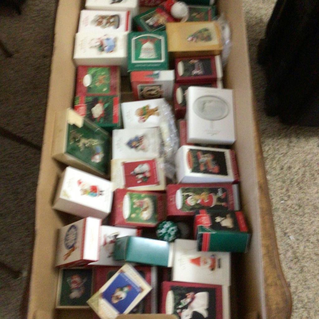 Assorted Hallmark Keepsake Christmas Ornament Boxes - image 1 of 4